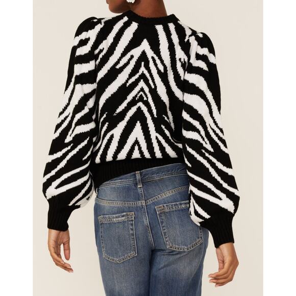 Wrangler Retro Zebra Print Sweater XXL - Picture 2 of 8